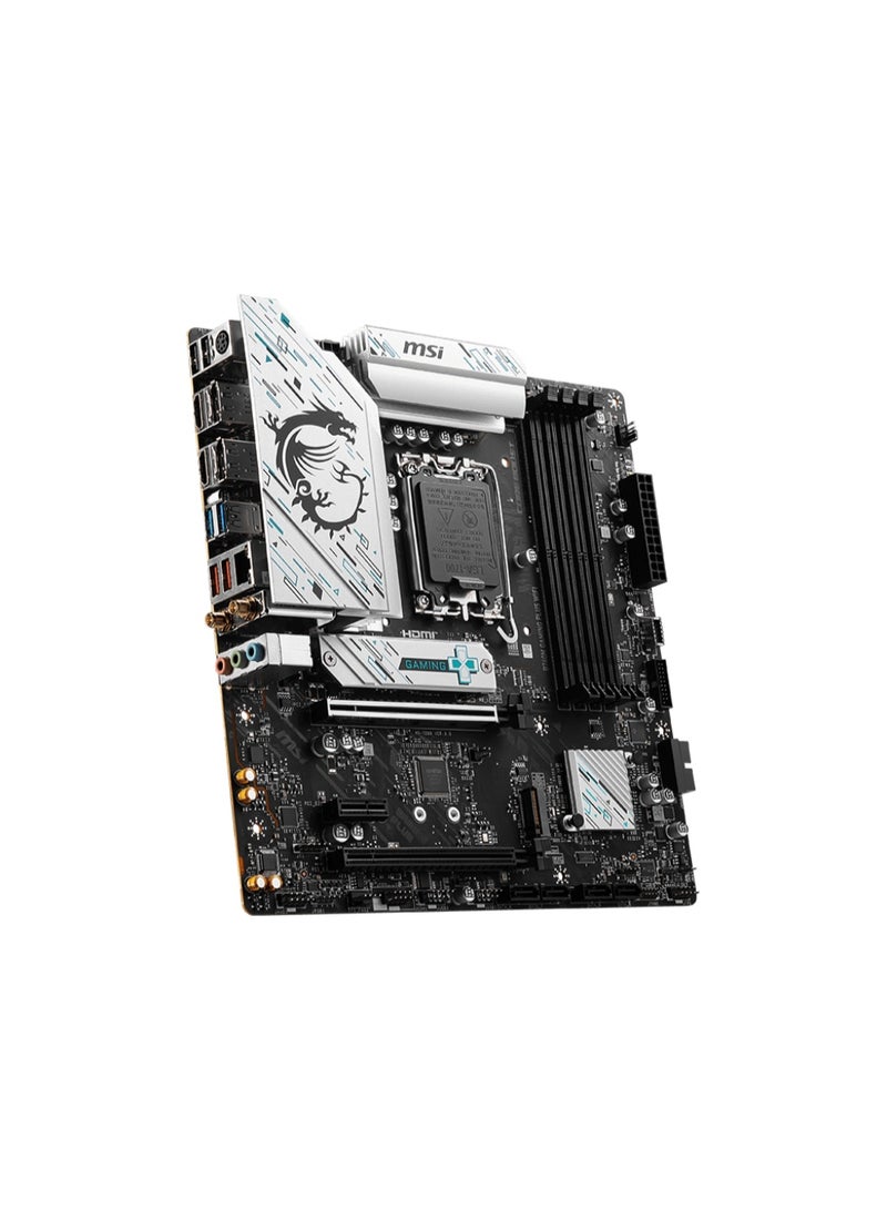 MSI B760M GAMING PLUS WiFi Motherboard, Intel B760, LGA 1700, DDR5 6800MHz+, mATX, PCIe 4.0, Wi-Fi 6E, Bluetooth 5.3, 2.5G LAN, 2× M.2 Gen4, HDMI 2.1, DP 1.4, 12+1 VRM | 911-7D99-060 - Image 4
